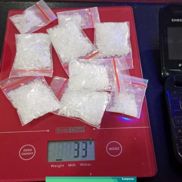 Ilustrasi barang bukti sabu. Foto: Dok. Istimewa