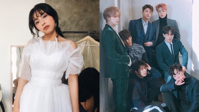 Kamasean dan iKON Foto: Instagram/@kamasean, @withikonic