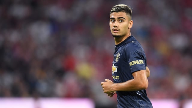 Gelandang Man United asal Brasil, Andreas Pereira. Foto: AFP/Christof Stache