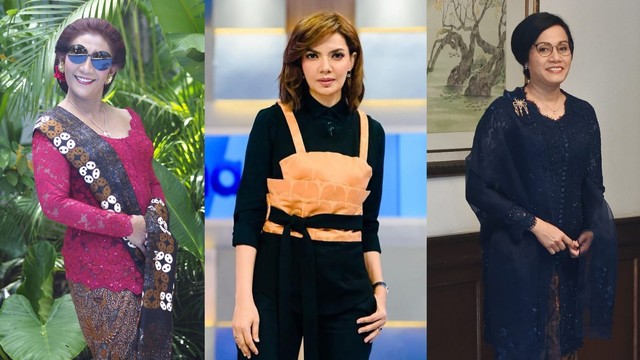 Menteri Susi, Najwa Shihab dan Sri Mulyani masuk ke dalam daftar perempuan paling dikagumi di Indonesia. Foto: dok. ist