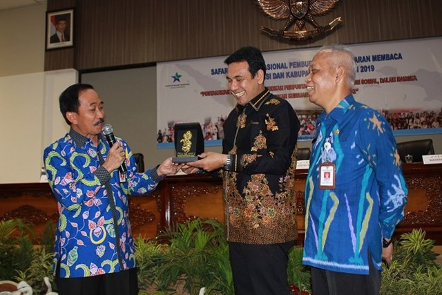 Perpusnas RI Safari Gerakan Nasional Gemar Membaca di Probolinggo