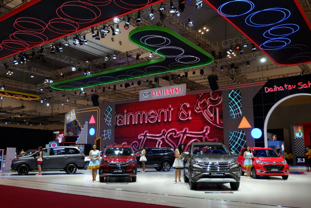 Booth Daihatsu di GIIAS 2019 Foto: Aditya Pratama Niagara/kumparan