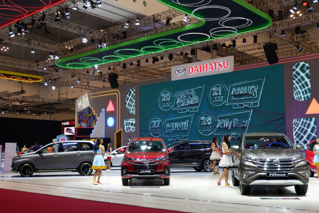 Booth Daihatsu di GIIAS 2019 Foto: Aditya Pratama Niagara/kumparan