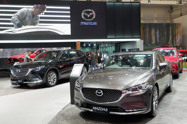 Booth Mazda di GIIAS 2019 Foto: Aditya Pratama Niagara/kumparan