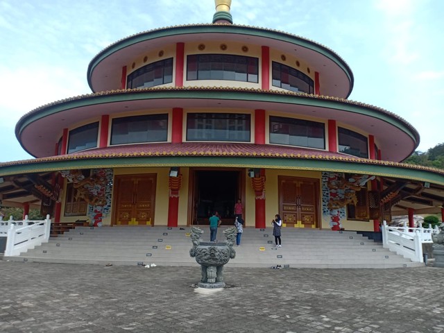 Bangunan kokoh Puri Tri Agung, Bangka belitung. (Ggp/Babelhits)