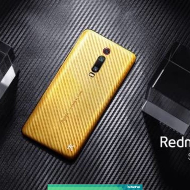 Redmi K20 Pro Signature Edition, berlapis emas dan berlian. Foto: Xiaomi