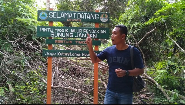 Lokasi Air Terjun Gunung Jantan Karimun. Foto : Khairul S.