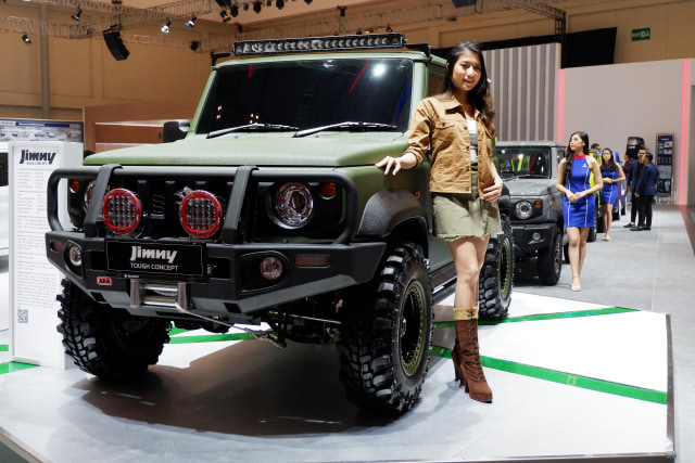 Suzuki Jimny modifikasi di GIIAS 2019 Foto: Aditya Pratama Niagara/kumparan