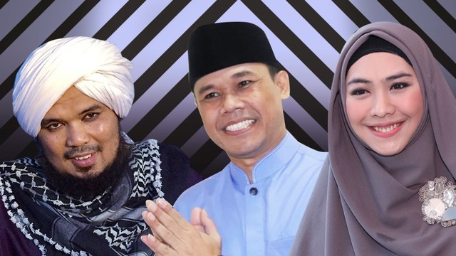 Listicle Selebriti yang kini menjadi pendakwah. Foto: Infografik: Putri Sarah Arifira/kumparan.