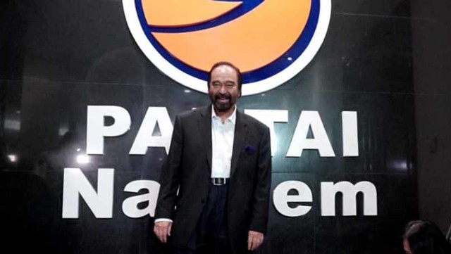 Ketum Partai NasDem Surya Paloh di Kantor DPP partai NasDem. Foto: Helmi Afandi/kumparan