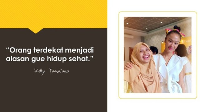 Saya bersama Kelly Tandiono, Brand Ambassador Sun Life