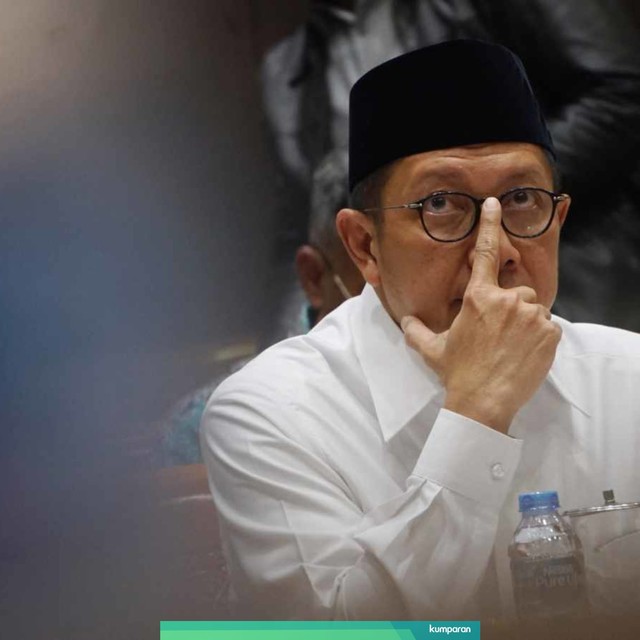 Menteri Agama, Lukman Hakim saat rapat kerja dengan Komisi VIII untuk membahas 'Persiapan Penyelenggaran Ibadah Haji' di Komplek Parlemen, Jakarta, Kamis (25/7). Foto: Fanny Kusumawardhani/kumparan