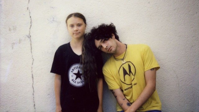 The 1975 dan Greta Thunberg dok Instagram @the1975