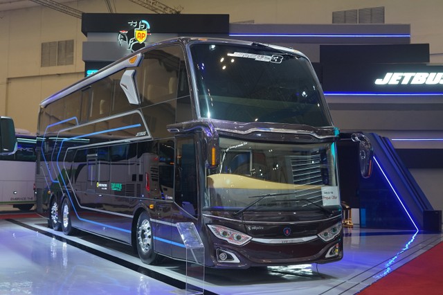Bus mewah di GIIAS 2019 Foto: dok. Muhammad Ikbal/kumparan