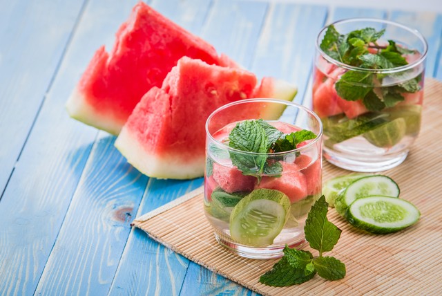 Ilustrasi Infused Water Foto: Shutterstock/Odua Images