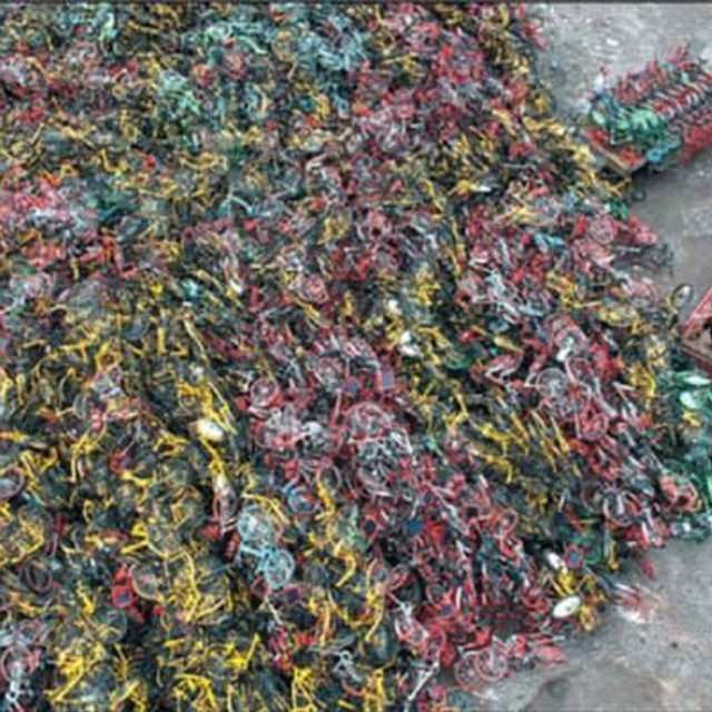 Sepeda bekas asal China yang menyerbu Batam (Foto: Ist)