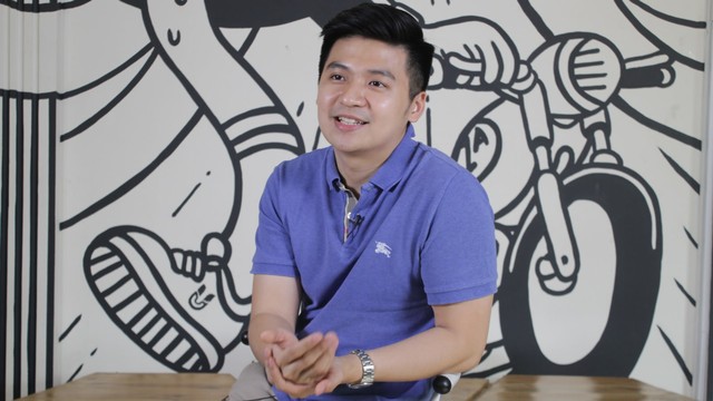 Influencer Rius Vernandes saat berkunjung ke kantor kumparan, Senin (29/7). Foto: Faisal Rahman/kumparan