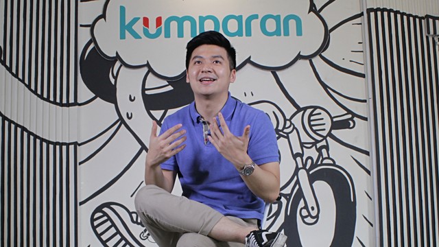 Influencer Rius Vernandes saat berkunjung ke kantor kumparan, Senin (29/7). Foto: Faisal Rahman/kumparan