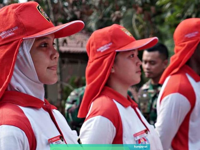 Ilustrasi latihan Paskibraka Foto: Helmi Afandi/kumparan