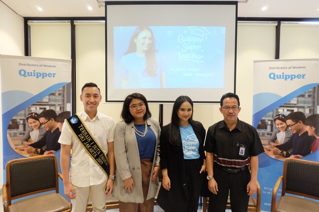 Gita Gutawa jadi super teacher Quipper untuk pelajaran Bahasa Indonesia. Dok: Quipper Indonesia