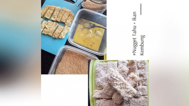 Resep MPASI Snack Nugget Tahu & Ikan Kembung