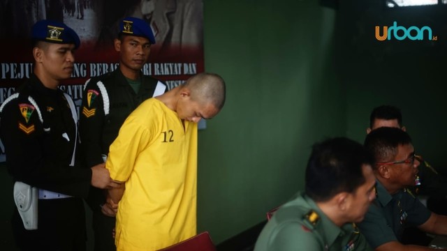 Prada DP saat diamankan di Pomdam II Sriwijaya. (Foto: abp/Urban Id)