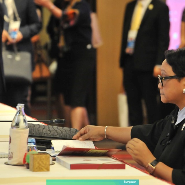 Menteri Luar Negeri, Retno Marsudi menjadi co-host dalam ASEAN - Russia Ministerial Meeting di Bangkok, Thailand. Foto: dok. Sekretariat ASEAN