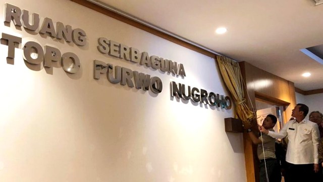 BNPB  Resmikan Ruang Serbaguna Sutopo Purwo Nugroho Foto: Paulina/kumparan