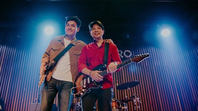 Baim dan Rendy Pandugo Foto: Instagram/@baimguitar
