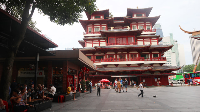 Buddha Tooth Relic Temple&Museum di Chinatown, Singapura Foto: Helinsa Rasputri/kumparan