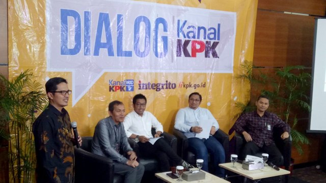 Diskusi kanal KPK soal LHKPN. Foto: Aprilandika Pratama/kumparan
