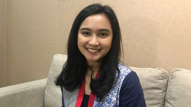 Rachel Amanda ditemui di Perpustakaan Nasional RI, Jakarta Pusat, Sabtu (3/8). Foto: Regina Kunthi Rosary/kumparan