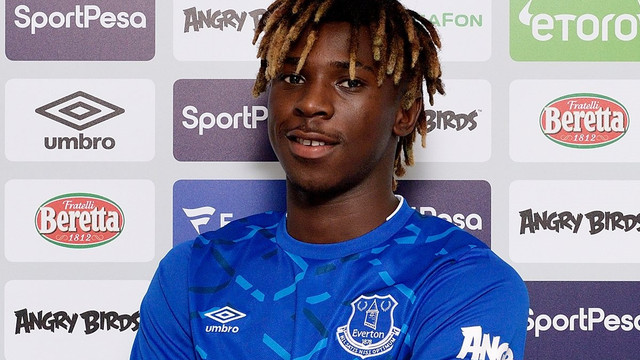 Moise Kean, pemain anyar Everton di musim panas 2019. Foto: Twitter / @Everton