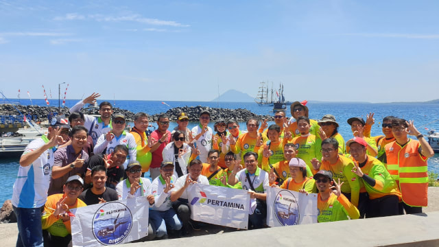 com-WASI Berhasil Pecahkan Rekor Dunia Penyelaman Massal Foto: Dok. Pertamina