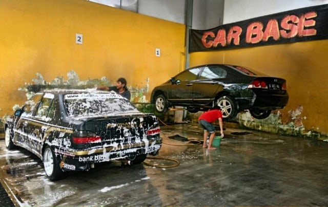 Ilustrasi Cuci Mobil Foto: dok. Istimewa