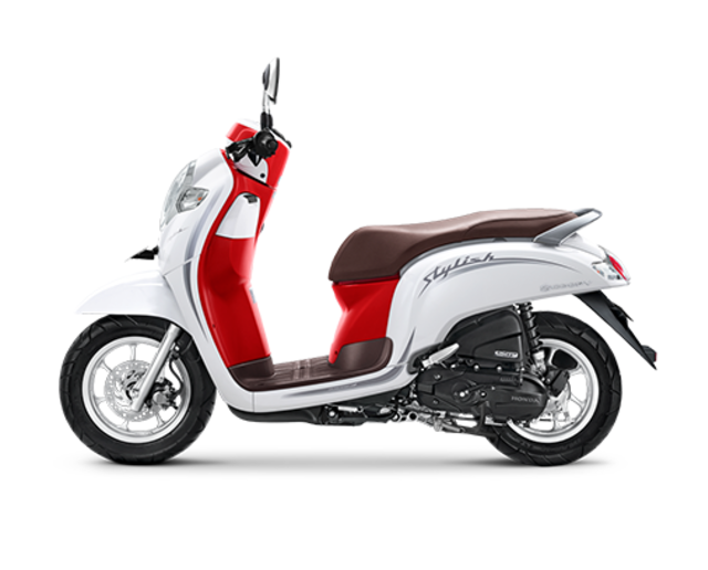Honda Scoopy kelir baru merah-putih Foto: dok. AHM