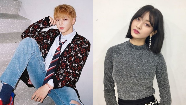 Kang Daniel dan Jihyo Twice Foto: Instagram/@wannaone.official @twicetagram