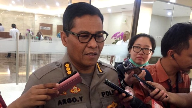 Kabid Humas Polda Metro Jaya Kombes Pol Argo Yuwono di Bareskrim. Foto: Mirsan Simamora/kumparan