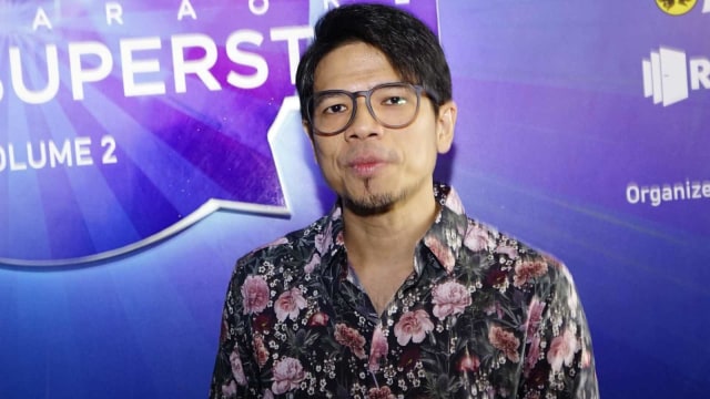 Penyanyi Baim saat mhadir di acara pemilihan bakat karaoke Superstar di Grand Indonesia, Jakarta, Selasa, (6/8). Foto: Ronny