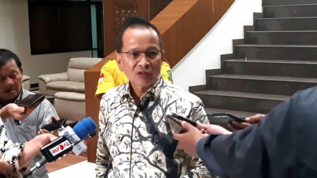 Wakorbid Kepartaian DPP Golkar, Darul Siska usai diperiksa Majelis Etik Golkar. Foto: Ricad Saka/kumparan