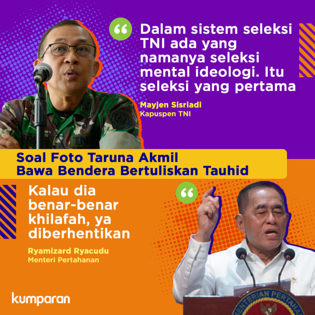 Quote Sisriadi dan Ryamizard Ryacudu. Foto: Sabryna Putri Muviola/ kumparan.