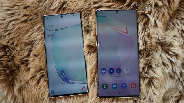 Smartphone Samsung Galaxy Note 10 dan Galaxy Note 10 Plus. Foto: Bianda Ludwianto/kumparan