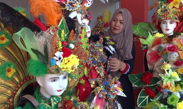 Kostum karnaval bertema pewayangan paling banyak diminati di Tulungagung