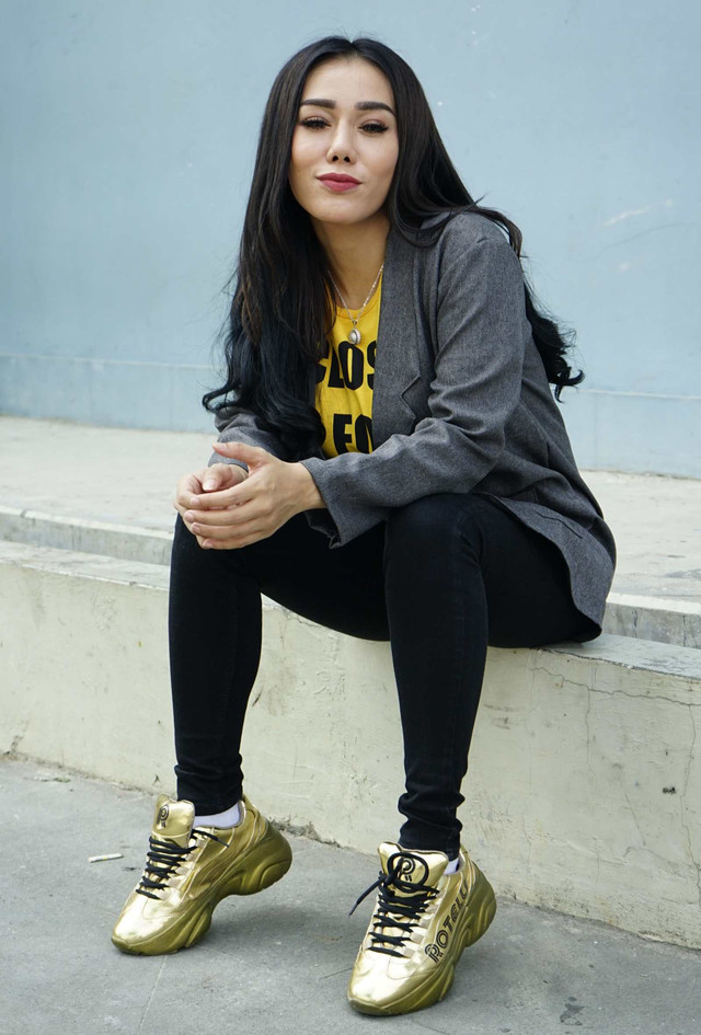 Dj Bebby Fey saat ditemui di Kawasan Kapten Tendean , Jakarta, Kamis, (8/8). Foto: Ronny