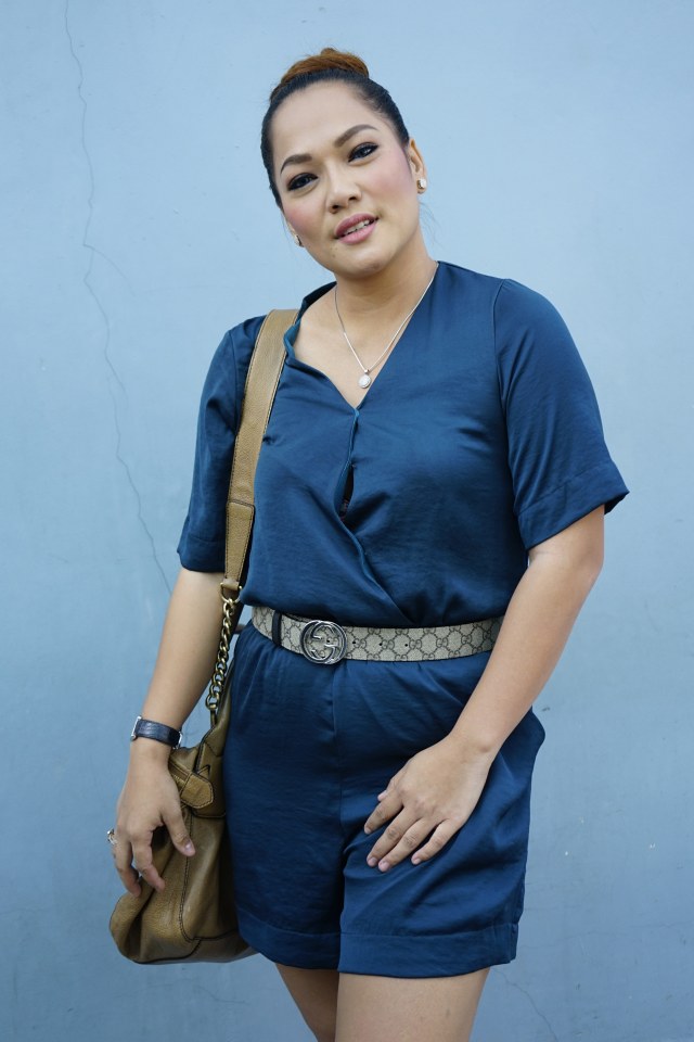 Artis Jenny Cortez saat ditemui di studio Trans TV, Jakarta, Kamis, (8/8). Foto: Ronny