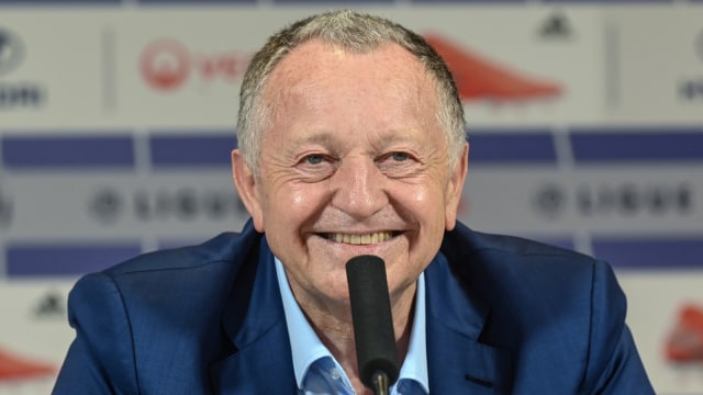 Presiden Olympique Lyonnais, Jean-Michel Aulas. Foto: AFP/Philippe Desmazes