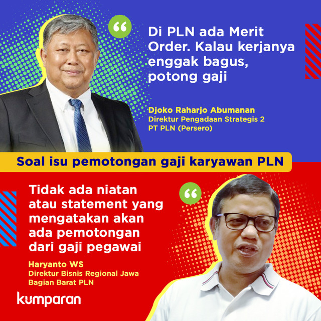 Isu pemotongan gaji karyawan PLN. Foto: Nunki Lasmaria Pangaribuan/ kumparan.