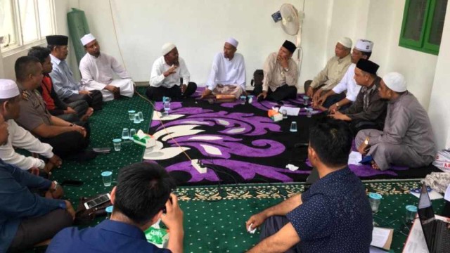 Musyawarah MPU Kota Banda Aceh bersama pihak terkait membahas tentang kelompok yang diduga sesat. Foto: Dok. Istimewa