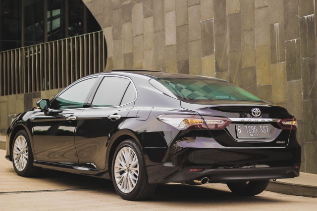 Toyota New Camry Hybrid 2019 Foto: Bangkit Jaya Putra/kumparan