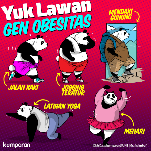 Lawan obesitas. Foto: Indra Fauzi/ kumparan.